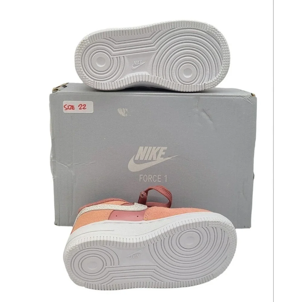Nike Toddler‎ Baby Air Force 1 TD CD7417 600 Pink Quartz Sneaker Shoe Size 6C